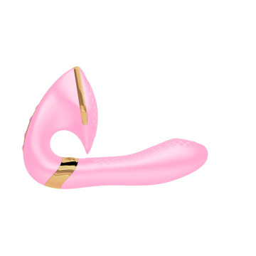 Вагінально-кліторальний вібратор Shunga Soyo Light Pink – купити