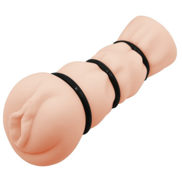 Мастурбатор-вагіна Crazy Bull - Pocket Pussy 3D Vagina – купити