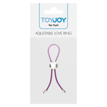 Петля для пеніса Toy Joy - Adjustable Love Ring PURPLE – купити