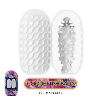 Мастурбатор яйце Pretty Love - Coquettish balls VENUS-X – купити