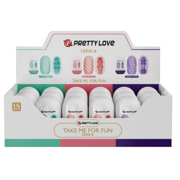 Набір з 18 шт мастурбаторів Pretty Love - Cupid-X – купити