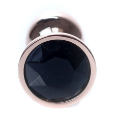 Анальний затор Boss Series - Jewellery Red Gold PLUG Black S
