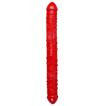 Подвійний фалоімітатор Boss Series: Flexible Double Dong Red – купити