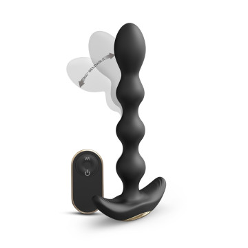 Анальний вібратор-намисто Dorcel FLEXI BALLS, гнучкий стовбур, пульт ДК – купити