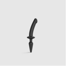 Анальна пробка з дилдо 2в1 Strap-On-Me SWITCH PLUG-IN DILDO Black S, діаметр 3,3/2,9 см