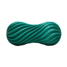 Мастурбатор Tenga FLEX Fizzy Green зі змінною інтенсивністю, можна скручувати, вакуум