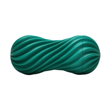 Мастурбатор Tenga FLEX Fizzy Green зі змінною інтенсивністю, можна скручувати, вакуум – купити