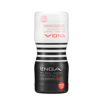 Мастурбатор Tenga Dual Sensation Cup EXTREMES, двосторонній, 2в1 — ніжна та жорстка стимуляція – купити
