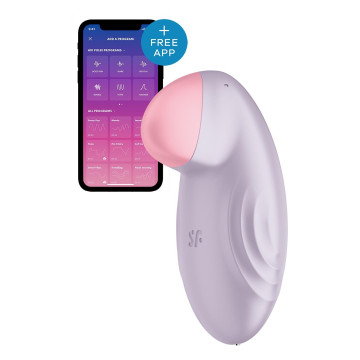 Смарт-вібратор для клітора Satisfyer Tropical Tip Light Lilac – купити