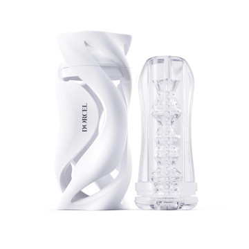 Мастурбатор Dorcel DEEP BLOW WHITE, подвійне використання – купити
