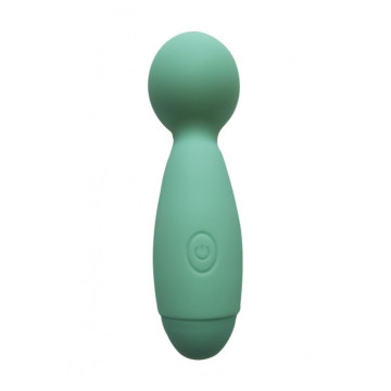 Мінівібромасажер Wooomy Smally Mini Wand Turquoise – купити