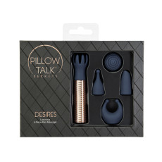 Вибромассажер Pillow Talk Secrets Desires 6-Piece Mini Massager Set - Navy
