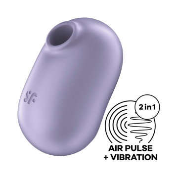 Вакуумний стимулятор із вібрацією Satisfyer Pro To Go 2 Violet – купити