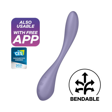 Універсальний вібратор Satisfyer G-Spot Flex 5+ Lilac – купити