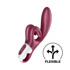 Вібратор-кролик Satisfyer Touch Me Red, подвійний відросток, 3 потужні мотори