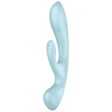 Вібратор-кролик Satisfyer Triple Oh Blue – купити