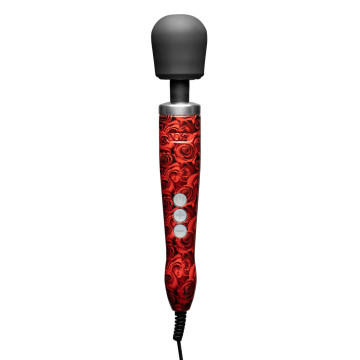 Вібромасажер DOXY Die Cast ROSE PATTERN, дуже потужний, живлення 220В, металевий корпус – купити