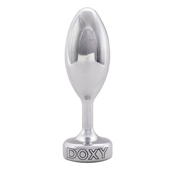 Металева анальна пробка DOXY Butt Plug SMOOTH, гладенька, діаметр 3,3 см – купити