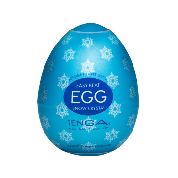 Мастурбатор-яйце Tenga Egg Snow Crystal з охолоджувальним лубрикантом – купити