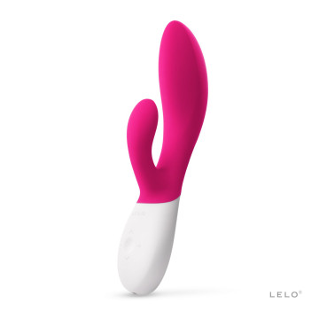 Вібратор-кролик LELO Ina Wave 2 Cerise, манливий рух стовбура + вібрації – купити