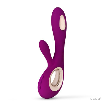 Вібратор-кролик LELO Soraya Wave Deep Rose, манливі рухи стовбура – купити
