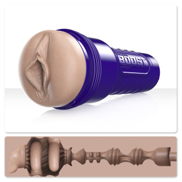 Мастурбатор-вагіна Fleshlight Boost Bang, плавні кільця Turbo Tech – купити
