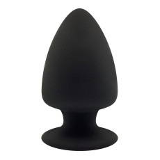 Анальна пробка SilexD (Model 1 size L), двошарова, силікон+Silexpan, діаметр 7,5 см