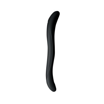 Подвійний фалоімітатор Wooomy Twoooney Semirealistic Double Dong Black, діаметр 3 та 3,8 см – купити
