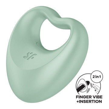 Вібратор на палець та ерекційне кільце 2в1 Satisfyer Perfect Pair 3 – купити