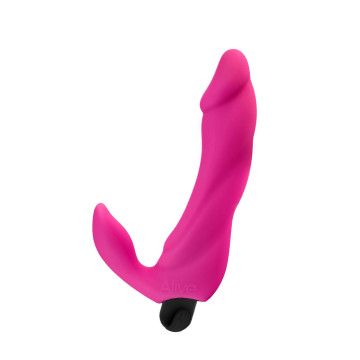 Вібратор вагінально-кліторальний Alive Bifun Pro, Pink, перезаряджуваний – купити
