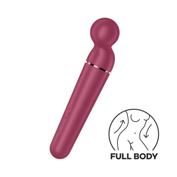 Вібромасажер Satisfyer Planet Wand-er Berry/Rosegold, дуже потужний, бездротовий – купити