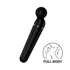 Вібромасажер Satisfyer Planet Wand-er Black/Rosegold, дуже потужний, бездротовий