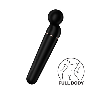 Вібромасажер Satisfyer Planet Wand-er Black/Rosegold, дуже потужний, бездротовий – купити
