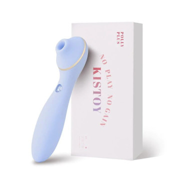 Вакуумний вібратор KISTOY Polly Plus Purple з підігрівом – купити