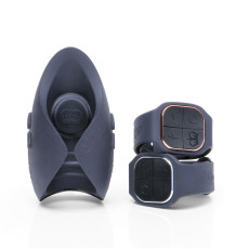 Іграшка для пар Hot Octopuss PULSE DUO LUX, пульсація+вібрація, використання без рук, 2 пульти