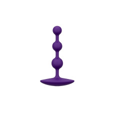 Анальне намисто Romp Amp Dark Purple, силікон, макс. діаметр 2,6 см