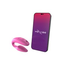 Смарт-вібратор для пар We-Vibe Sync 2 Rose, 10 віброрежимів, пульт ДК