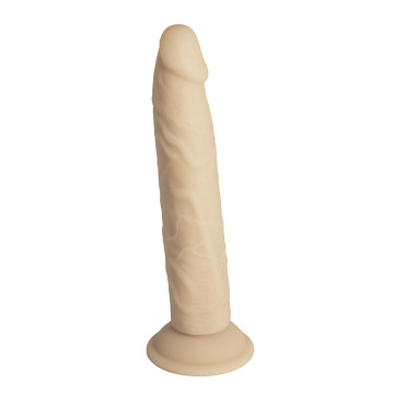Фалоімітатор Naked Addiction — 9? Silicone Dual Density Bendable Dildo Vanilla, віброкуля в подаруно – купити