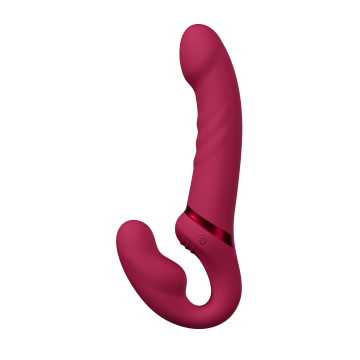 Безремінний смарт-страпон Lovense Lapis vibrating strapless strap-on, 3 мотори – купити