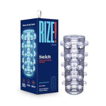 Мастурбатор Rize by Blush - Swich Glow in the Dark Masturbator - Clear – купити