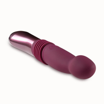Пульсатор Temptasia by Blush - Trixie Thrusting Dildo - Wine Red – купити