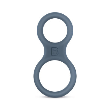 Ерекційне кільце Boners Classic Cock & Ball Ring - Grey – купити