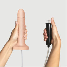 Кончающий фаллоимитатор Strap-On-Me SQUIRTING CUM DILDO REALISTIC Vanila L