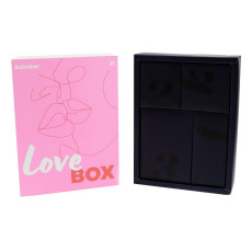 Подарунковий набір Satisfyer Love Box, іграшка для нього та для неї, білизна, мішечок для зберігання