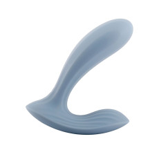 Смарт-вібратор в трусики Svakom Erica Dusty Blue, дуже гнучкий, 2 мотори