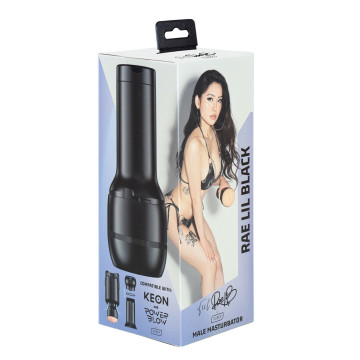 Мастурбатор Kiiroo Feel Rae Lil Black PBC сумісний з PowerBlow та Keon – купити