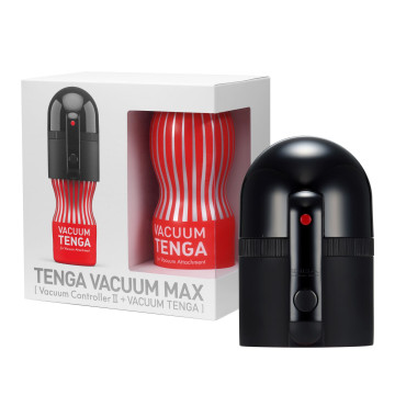 Вакуумна насадка Tenga VACUUM MAX + мастурбатор Tenga Vacuum Cup, 5 режимів роботи – купити