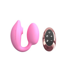Віброяйце з вакуумною кліторальною стимуляцією Love To Love Wonderlover PINK PASSION