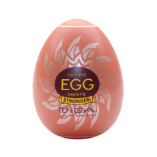 Мастурбатор-яйце Tenga Egg Shiny II, щільний TPE, пробник лубриканту 5 мл