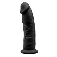 Фалоімітатор SilexD Oscar Black (MODEL 2 size 9in), двошаровий, силікон + Silexpan, діаметр 5,4см